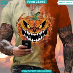 Angry Pumpkin Halloween Shirt Best couple on earth