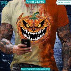 Angry Pumpkin Halloween Shirt Amazing Pic