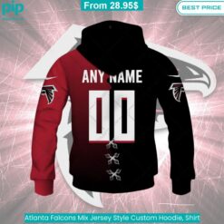 Atlanta Falcons Mix Jersey Style Custom Hoodie, Shirt Best couple on earth