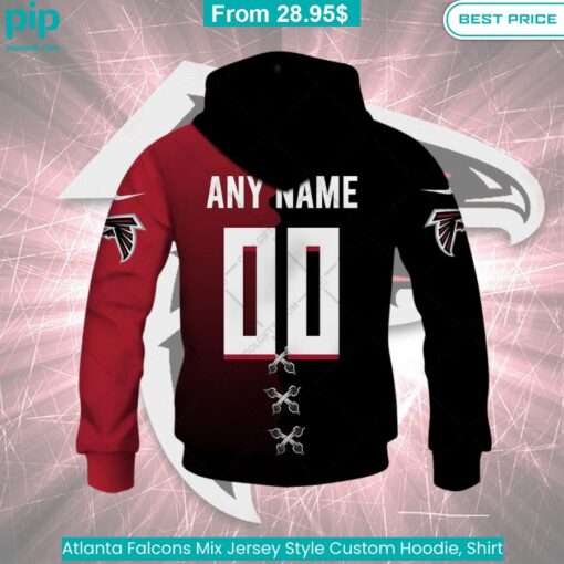 Atlanta Falcons Mix Jersey Style Custom Hoodie, Shirt Best couple on earth