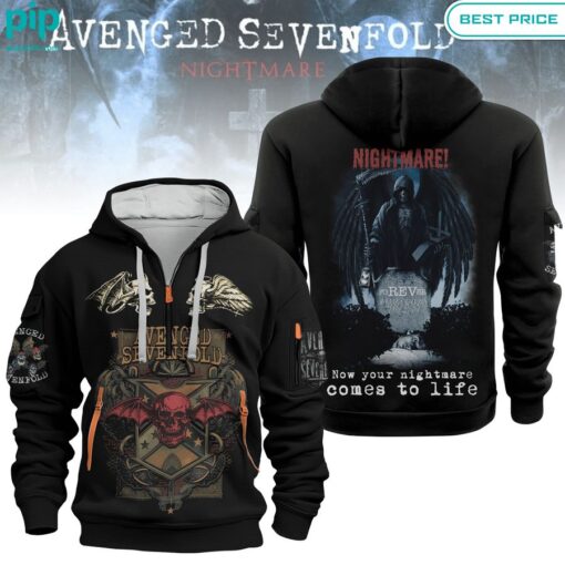 Avenged Sevenfold Nightmare Half Zip Hoodie Best click of yours