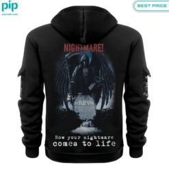 Avenged Sevenfold Nightmare Half Zip Hoodie Studious look