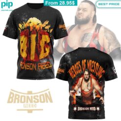 Bronson Reed Heroes of Wrestling Shirt Our hard working soul