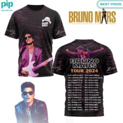 Bruno Mars Tour 2024 Shirt Handsome as usual