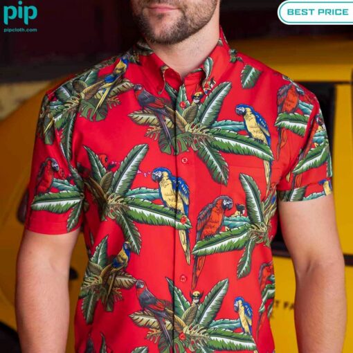 Bubs of a Feather Deadpool and Wolverine Hawaiian Shirt You look elegant man