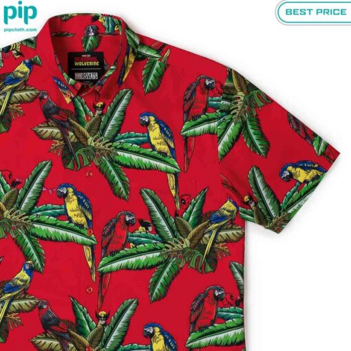 Bubs of a Feather Deadpool and Wolverine Hawaiian Shirt soft