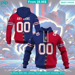 Buffalo Bills Mix Jersey Style Custom Hoodie, Shirt cool