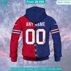 Buffalo Bills Mix Jersey Style Custom Hoodie, Shirt cool