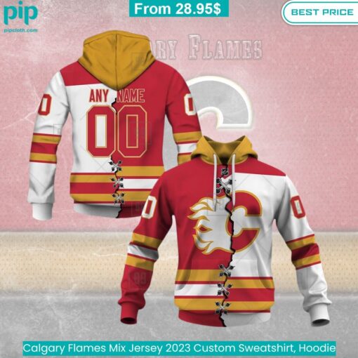 Calgary Flames Mix Jersey 2023 Custom Sweatshirt, Hoodie nice