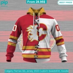 Calgary Flames Mix Jersey 2023 Custom Sweatshirt, Hoodie nice