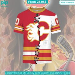 Calgary Flames Mix Jersey 2023 Custom Sweatshirt, Hoodie nice