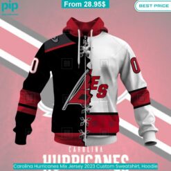 Carolina Hurricanes Mix Jersey 2023 Custom Sweatshirt, Hoodie soft