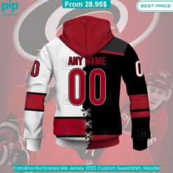 Carolina Hurricanes Mix Jersey 2023 Custom Sweatshirt, Hoodie soft