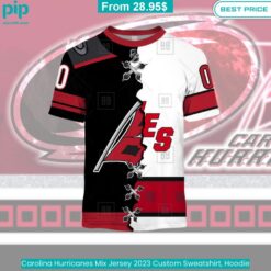 Carolina Hurricanes Mix Jersey 2023 Custom Sweatshirt, Hoodie Stunning