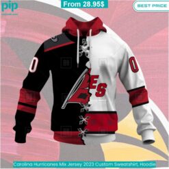 Carolina Hurricanes Mix Jersey 2023 Custom Sweatshirt, Hoodie soft