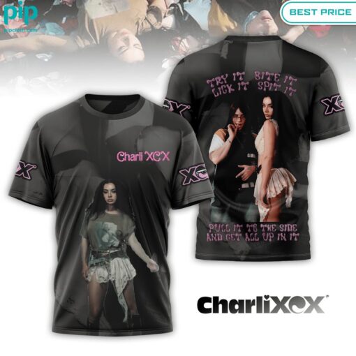 Charli XCX Try it bite it Shirt Amazing Pic