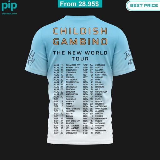 Childish Gambino The New World Tour Shirt Nice photo dude