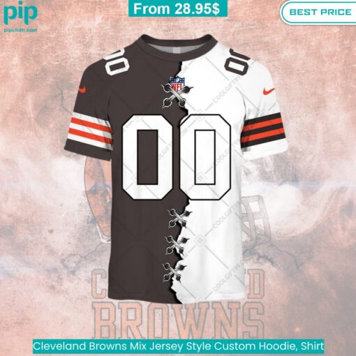 Cleveland Browns Mix Jersey Style Custom Hoodie, Shirt Trending picture dear