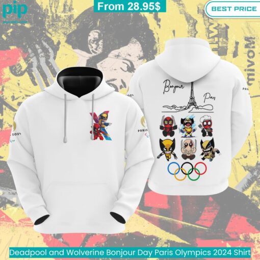 Deadpool and Wolverine Paris Olympics 2024 Shirt trendy