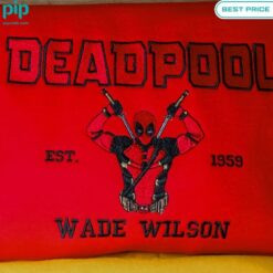 Deadpool and Wolverine Embroidered Sweatshirt fashion