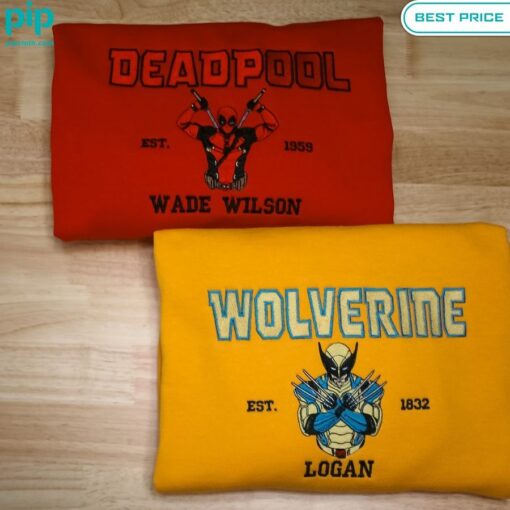 Deadpool and Wolverine Embroidered Sweatshirt My friends!