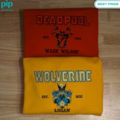 Deadpool and Wolverine Embroidered Sweatshirt Our hard working soul