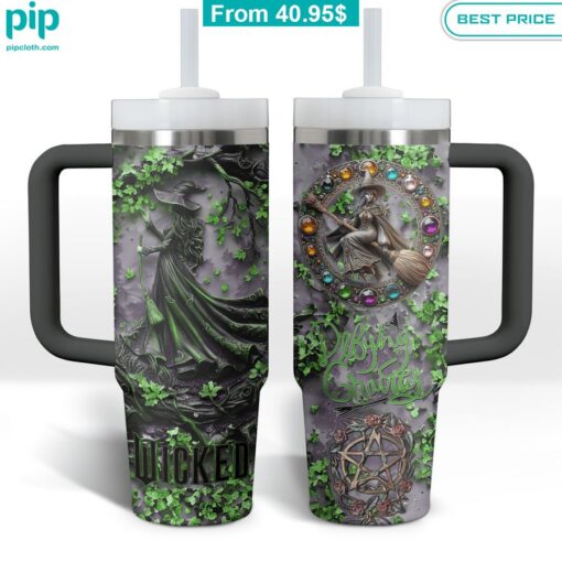 Defying Gravity Wicked Stanley Tumbler with Straw cool