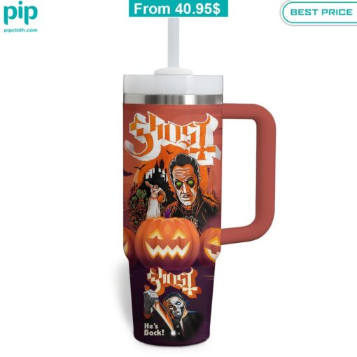 Ghost It's time for me to strike again Stanley Tumbler with Straw trendy