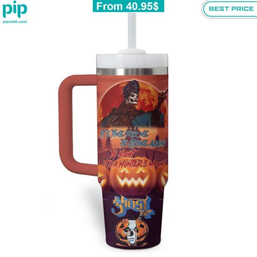 Ghost It's time for me to strike again Stanley Tumbler with Straw trendy