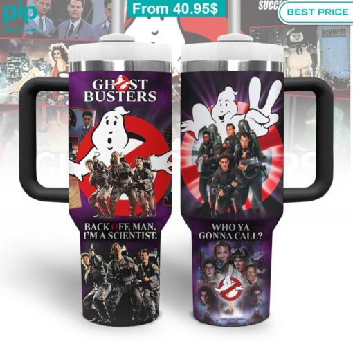 Ghostbusters Who Ya Gonna Call Stanley Tumbler With Straw nice