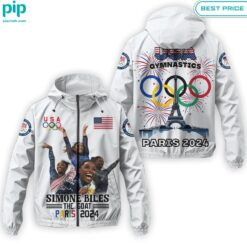 Gymnastics Simone Biles The goat Paris Olympics 2024 Waterproof Jacket fashion