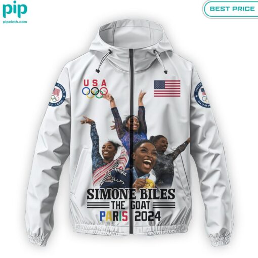 Gymnastics Simone Biles The goat Paris Olympics 2024 Waterproof Jacket fashion