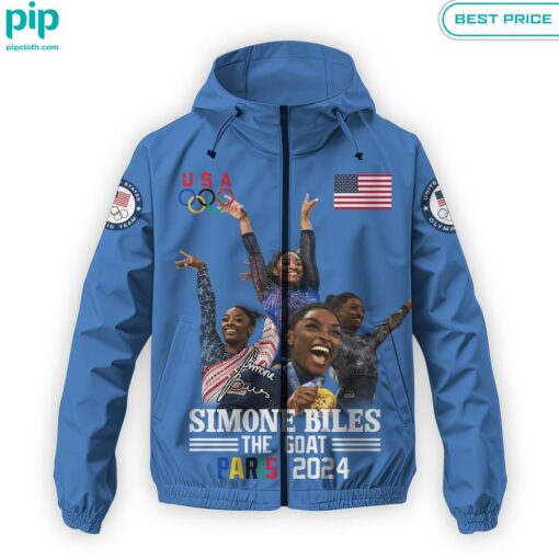 Gymnastics Simone Biles The goat Paris Olympics 2024 Waterproof Jacket fashion