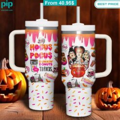 Hocus Pocus Dunkin' Donuts to focusTumbler 40 Oz With Straw trendy