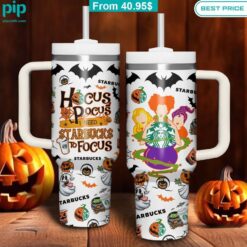 Hocus Pocus Starbucks Halloween Tumbler 40 Oz With Straw Awesome Pic guys