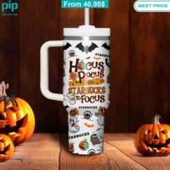 Hocus Pocus Starbucks Halloween Tumbler 40 Oz With Straw cool