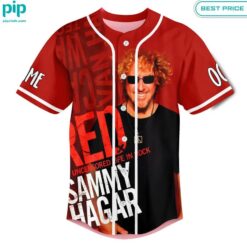 I Can't Drive 55 Sammy Hagar Custom Baseball Jersey nice