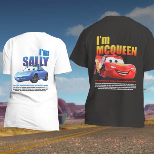 Cars Matching Mcqueen and Sally Couple Shirt cool