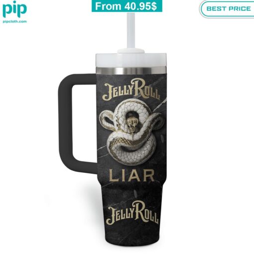 Jelly Roll Liar Stanley Tumbler with Straw Good look mam