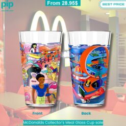 McDonalds Collector's Meal Glass Cup sale trendy