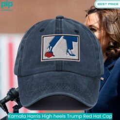 Kamala Harris High heels Trump Red Hat Cap Amazing Pic