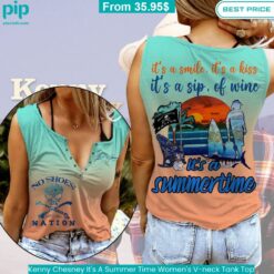 Kenny Chesney It's A Summer Time Women's V neck Tank Top Good look mam