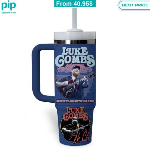 Luke Combs #1 Fan Custom Stanley Tumbler with Straw cool