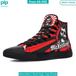 Mexcellent Skull High Top Shoes Looking so nice