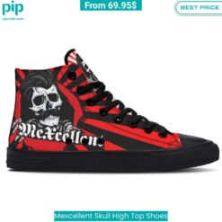 Mexcellent Skull High Top Shoes How did you learn to click so well