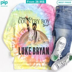 Mind Of A Country Boy Luke Bryan Tie Dye Shirts Nice photo dude