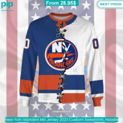 New York Islanders Mix Jersey 2023 Custom Sweatshirt, Hoodie trendy