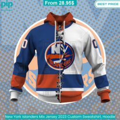 New York Islanders Mix Jersey 2023 Custom Sweatshirt, Hoodie trendy