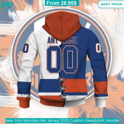 New York Islanders Mix Jersey 2023 Custom Sweatshirt, Hoodie trendy