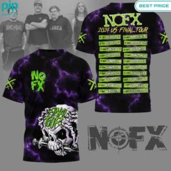 NOFX 2024 US Final Tour Shirt Impressive picture.